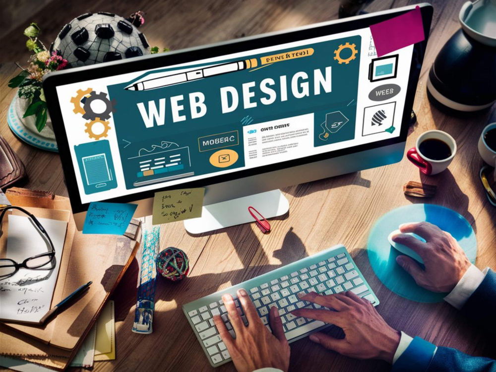 A modern web design showcasing user-friendly elements