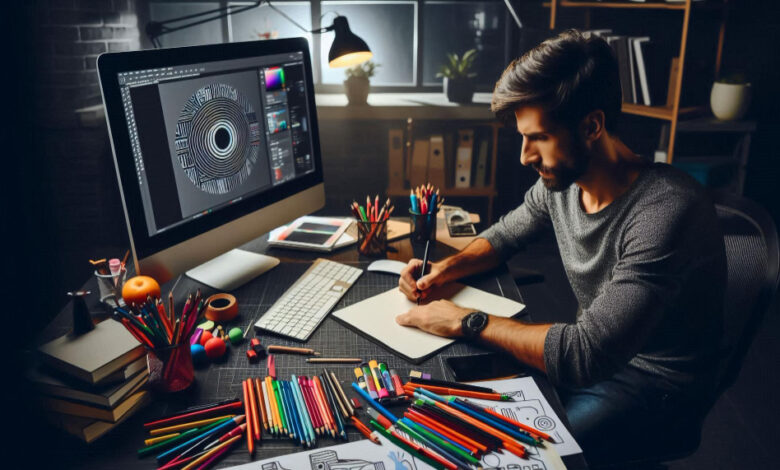 2024 Graphic Design Trends in India showcasing innovative visual styles