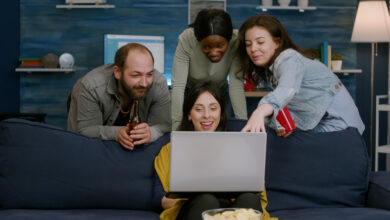 An AI chatbot interacts with a user on an e-commerce website, enhancing customer service and sales.