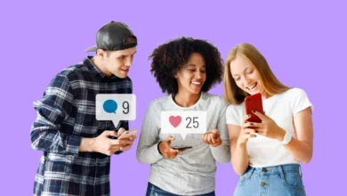 Facebook interface showing the new 'Views' metric prominently displayed.