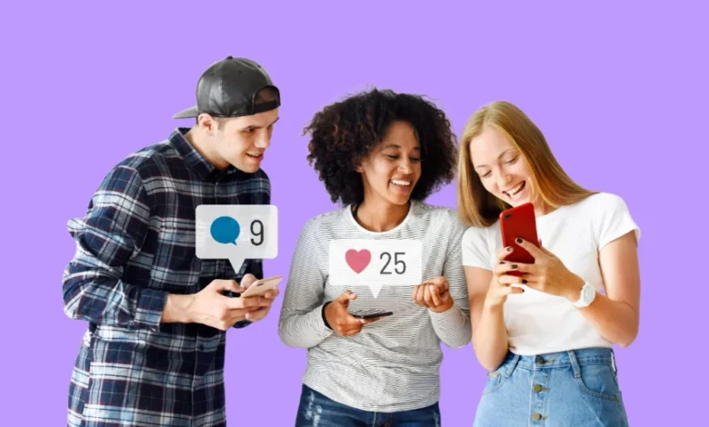 Facebook interface showing the new 'Views' metric prominently displayed.