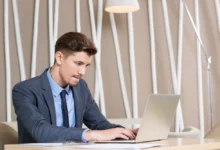 Perplexity interface showing ads marked as sponsored follow-up questions.