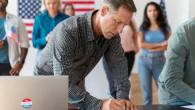 TikTok logo alongside text highlighting new initiatives to support veterans.