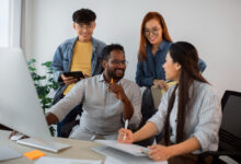 Google Maps real-time local ads displayed on mobile screen.