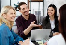 LinkedIn Group Polls interface showcasing interactive features for user engagement.