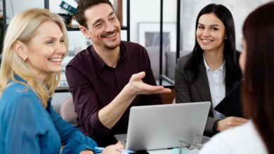 LinkedIn Group Polls interface showcasing interactive features for user engagement.