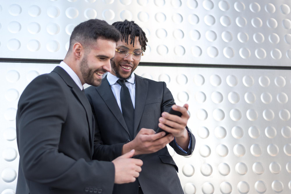 A smartphone screen displaying Facebook Marketplace ads for local businesses.