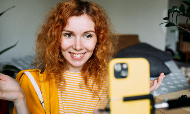 Influencer showcasing a paid partnership on Instagram Reels.