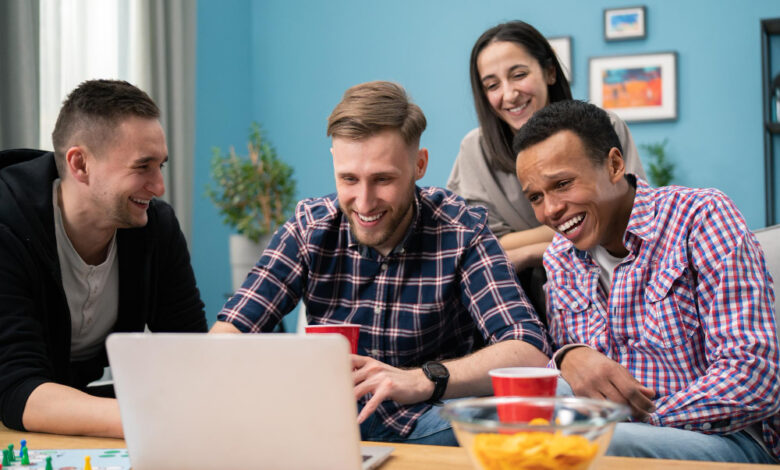 A LinkedIn advertisement form on a laptop screen, showcasing a lead generation form in testing.