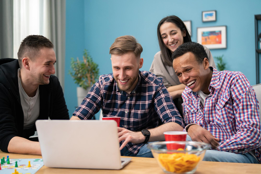 A LinkedIn advertisement form on a laptop screen, showcasing a lead generation form in testing.