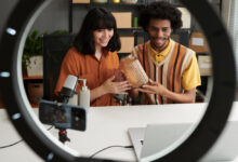 A Pinterest interface displaying influencer-sponsored content with branded collaborations.