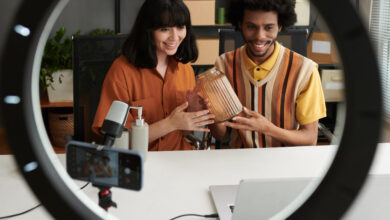 A Pinterest interface displaying influencer-sponsored content with branded collaborations.