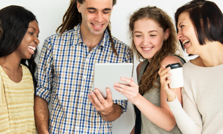 A smartphone displaying a Snapchat event advertisement with vibrant colors and interactive elements.