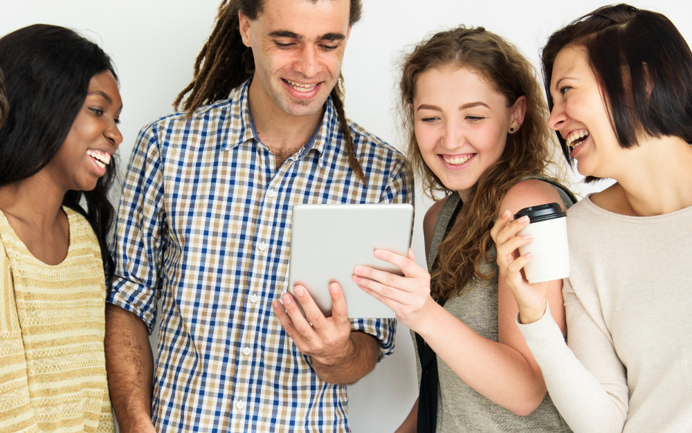 A smartphone displaying a Snapchat event advertisement with vibrant colors and interactive elements.