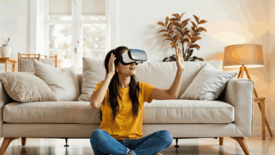 Pinterest's AR Try-On feature for home decor lets users visualize furniture and decor items in their space before purchasing.