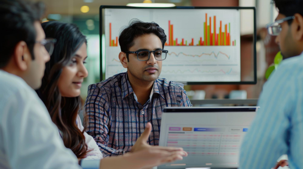 Google Analytics 4 dashboard showing data insights