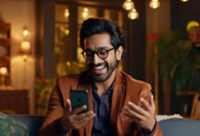 Instagram app displaying a chronological feed option on a smartphone screen