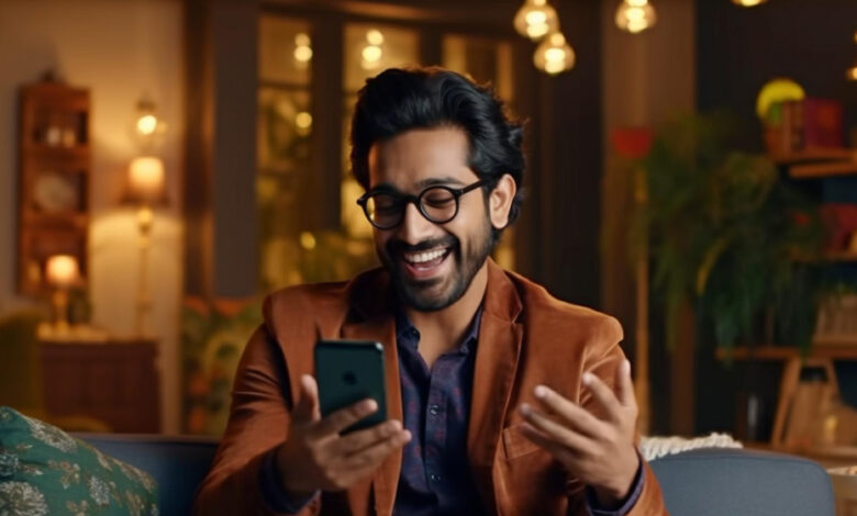 Instagram app displaying a chronological feed option on a smartphone screen