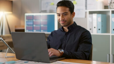 LinkedIn interface showing lead gen form on a product page