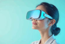 User interacting with Snapchat’s new augmented reality shopping lens