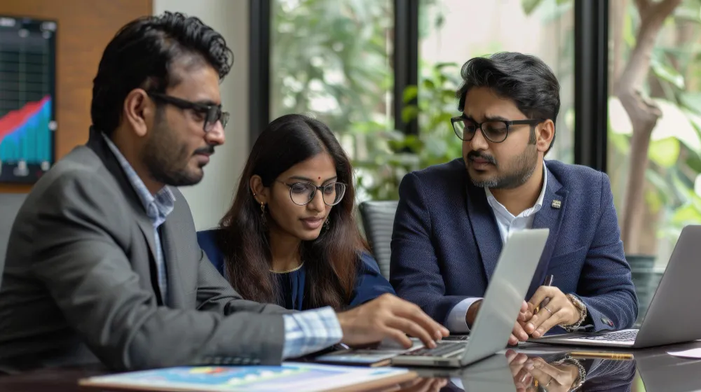 Google Analytics 4 dashboard displaying enhanced e-commerce tracking features.