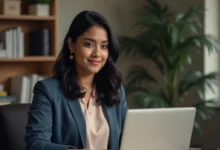 Smartphone screen displaying a LinkedIn Audio Event in progress with speakers and listeners visible.