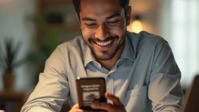 A smartphone screen showing Meta’s Dynamic Ads running in the Reels feed with personalized product suggestions