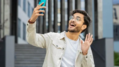 Snapchat interface displaying search ads and promoted content