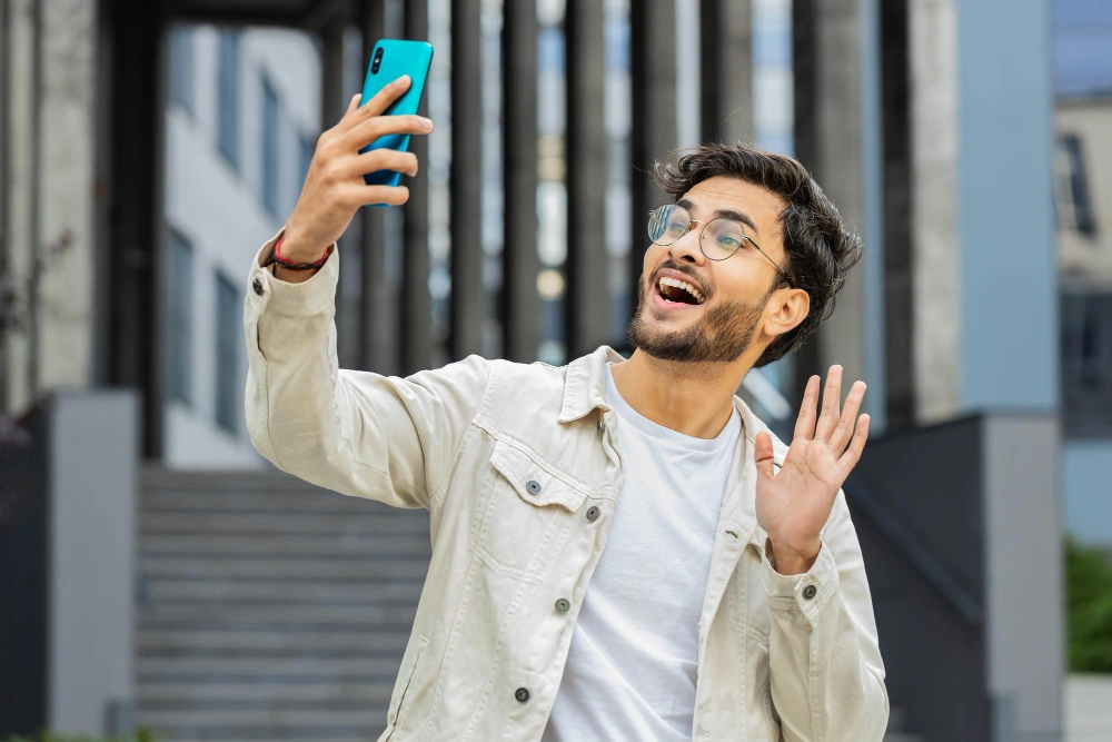 Snapchat interface displaying search ads and promoted content