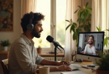 Instagram user adding an interactive poll sticker to a Reel video using a smartphone