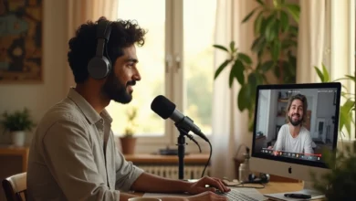 Instagram user adding an interactive poll sticker to a Reel video using a smartphone