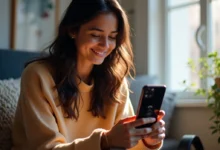 Young content creator using Instagram Reels new audio tools on smartphone