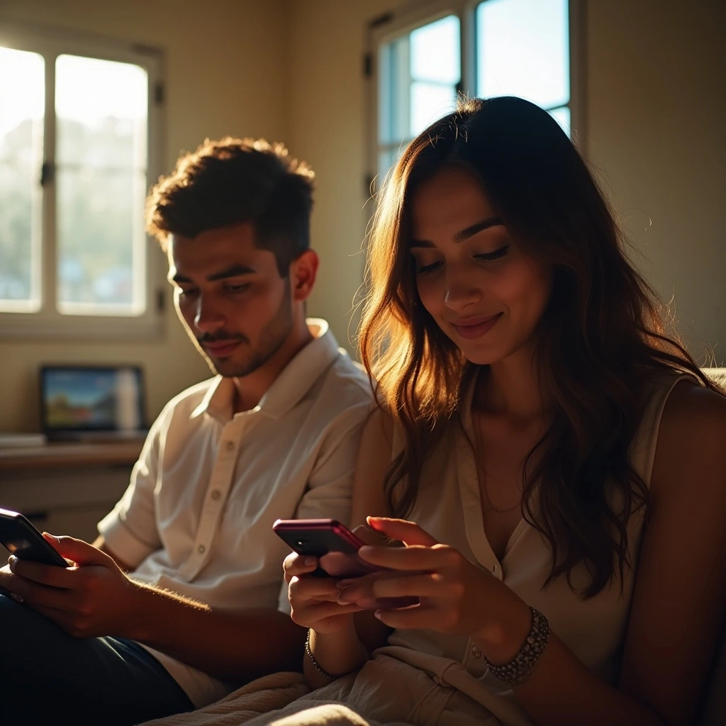 Side-by-side Instagram Reels Remix creation interface on mobile