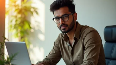 LinkedIn feed displaying sponsored article content highlighted in a user’s news feed