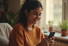 Snapchat Discover feed showing personalized content tiles and subscriptions