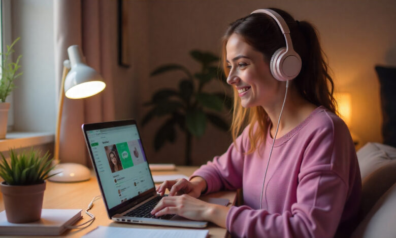 Spotify AI-generated playlist interface on mobile
