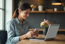 AI chatbot on WhatsApp helping a small business owner respond to customer queries