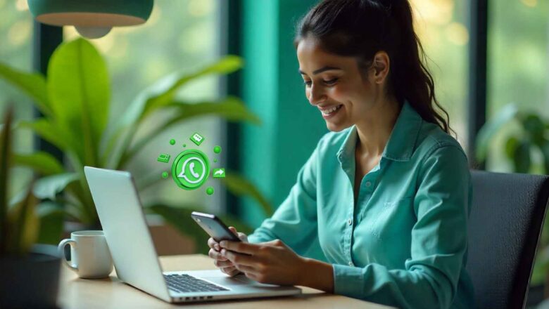 WhatsApp AI chatbot interface for business reply