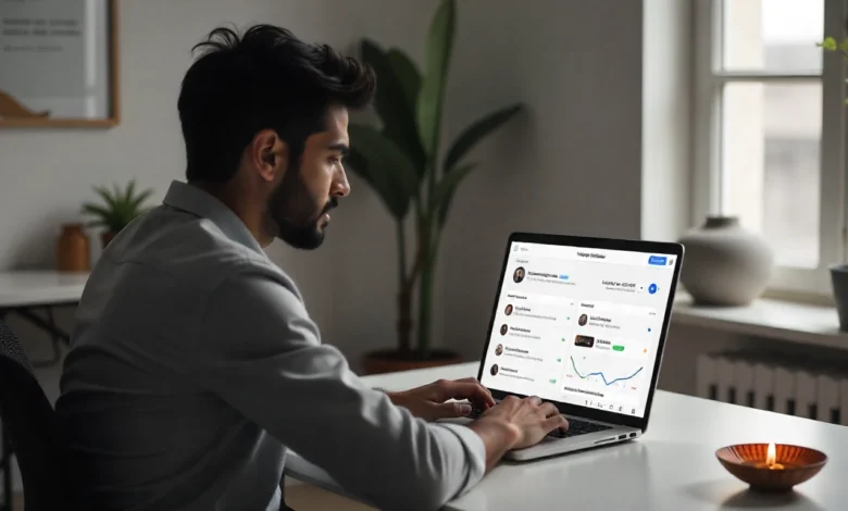 AI-powered influencer discovery dashboard on Instagram with search filters and insights.