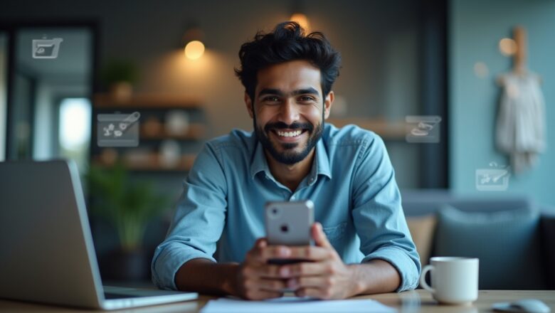 Woman shopping on Instagram using AI-Powered Product Tagging with smart recommendations.