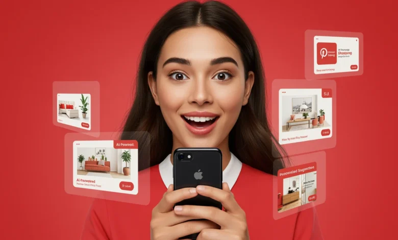 Pinterest AI-Powered Shopping Feed showing personalized product recommendations