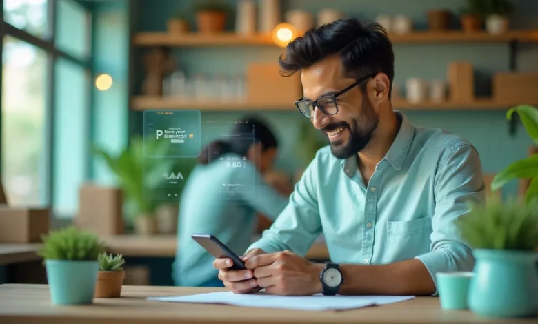 Marketer analyzing Pinterest’s AI-Powered Trend Detection dashboard with trending product visuals and shopping behavior insights