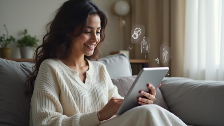 Pinterest AI Visual Search showcasing personalized shopping results with fashion and home décor suggestions.