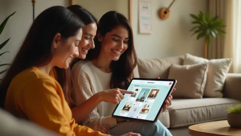 Pinterest collaborative board used for group shopping and planning purchases