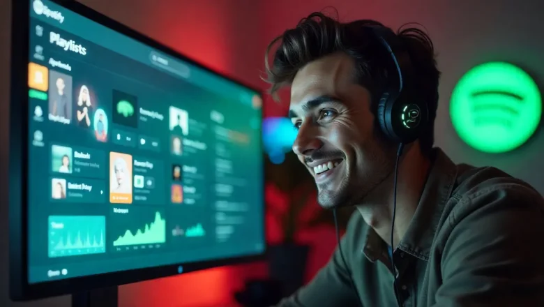 Spotify AI-generated playlist interface on mobile