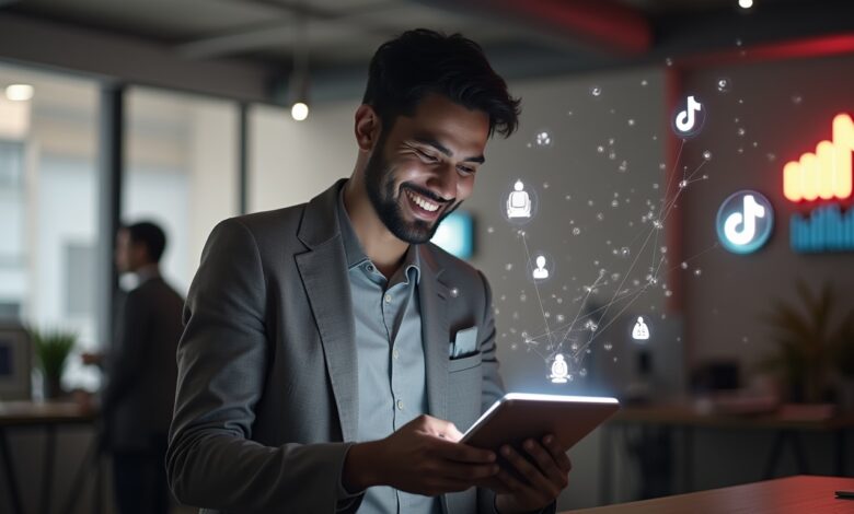 TikTok AI-powered campaign matching platform connecting brands with ideal influencers for targeted marketing collaborations.