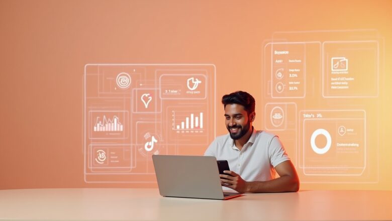 Indian business professional using WhatsApp’s AI-Powered Smart Replies for efficient customer communication.