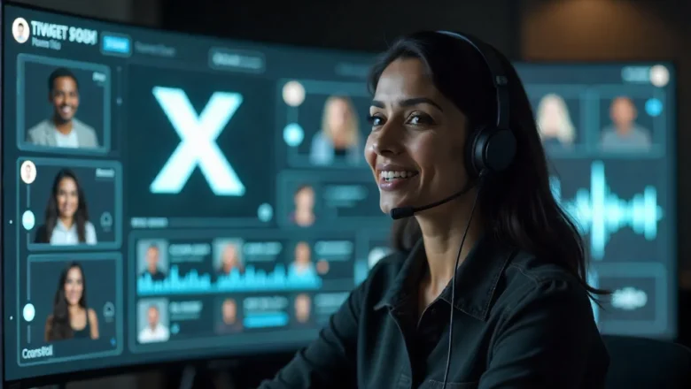 Live audio session on X’s Spaces for Brands feature with brand hosting Q&A