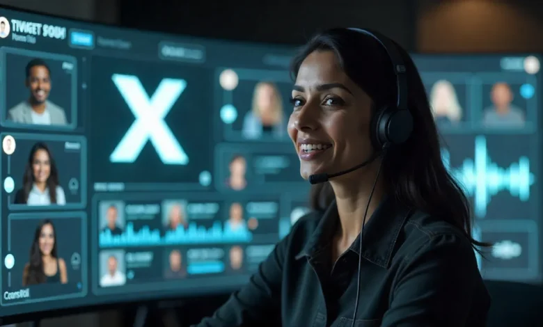 Live audio session on X’s Spaces for Brands feature with brand hosting Q&A