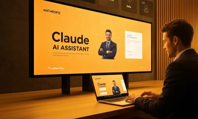 Anthropic brand campaign for Claude AI assistant